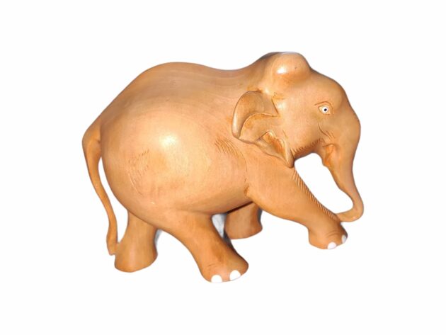 Handmade Rajasthani Wooden Elephant Set of 4 | Wooden Home Decor Gift Item - Image 2